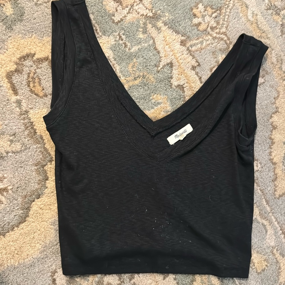 Madewell cotton crop tank